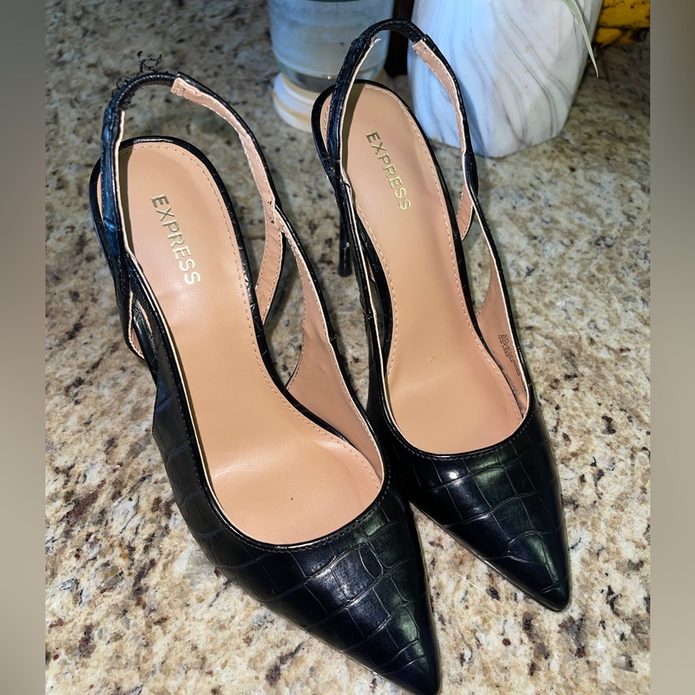 Never worn Express heels size 6 - true to size!